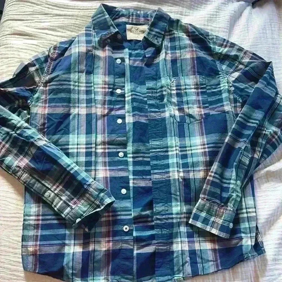 Hollister Men’s Flannel Medium - Picture 1 of 5